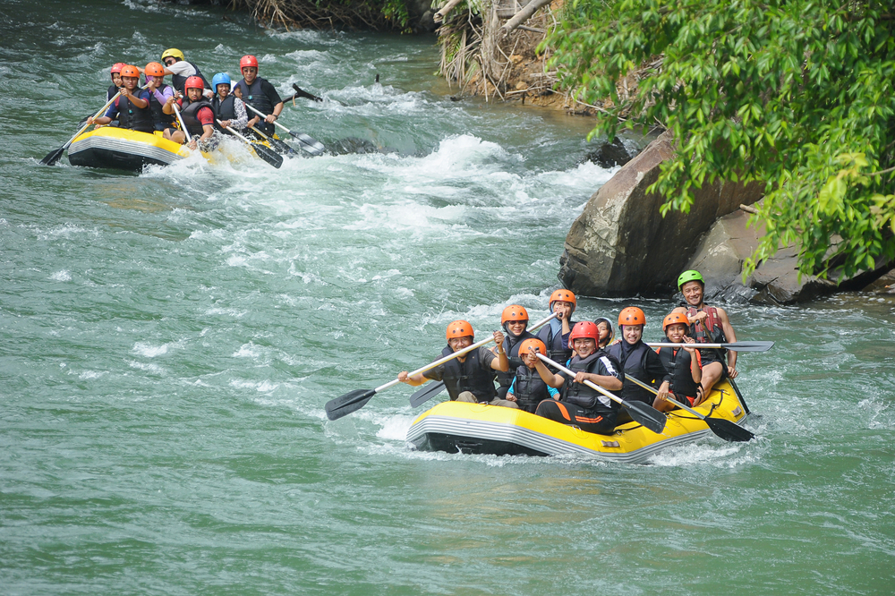 Whitewater rafting in Malaysia. Photo: Lano Lan/Shutterstock