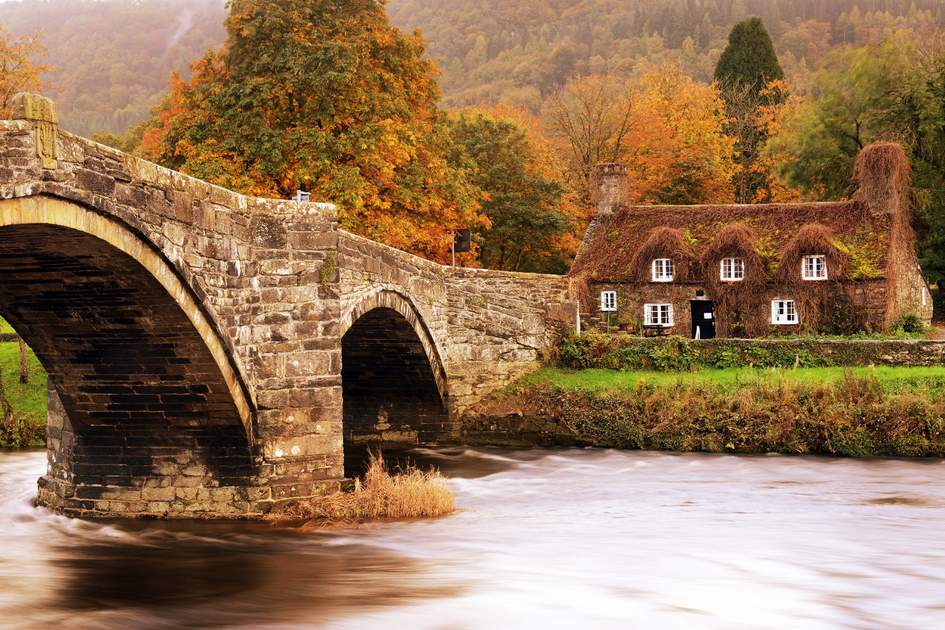 Autumn in Llanrwst ,Snowdonia North Wales