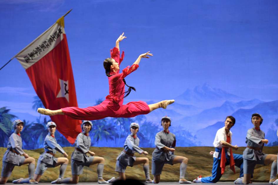 The National Ballet of China, performing 'The Red Detachment of Women' in Chengdu, China